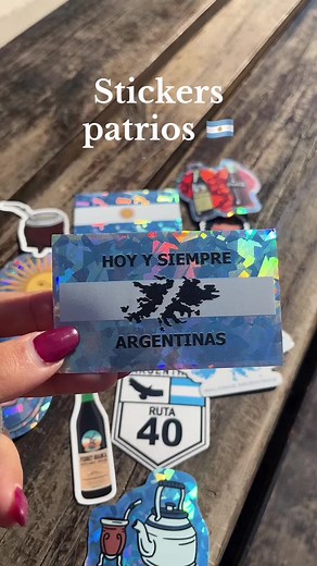 Los mejores stickers de Argentina 🇦🇷 #stickers #argentina #holografico #fyp