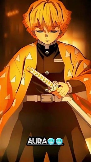 when bro enters the infinity castle | Zenitsu aura fall 🥶🥶