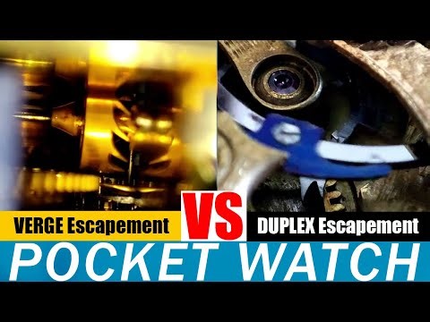 Verge Escapement vs Duplex Crab-claw Escapement: Two of the Rarest Pocket Watch Escapements