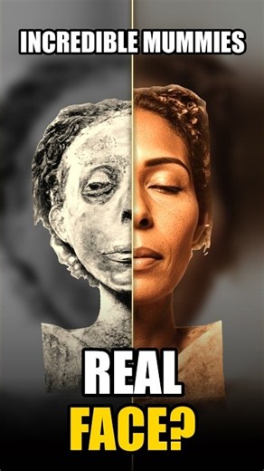 What Ancient Egypt's Most Incredible Mummies Really Look Like 😲 #history #ancientegypt #shorts