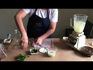 Limonada con hierbabuena