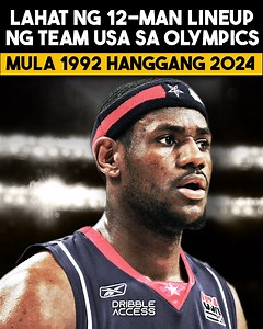 4.1M views · 69K reactions | Mula noong 1992, walong olympics na ang naganap sa kasaysayan ng mundo. Pito sa walong yun, gintong medalya ang naiuwi ng USA Men’s Basketball team. Hawak ng Estados Unidos ang pinakamaraming kampeonato sa Summer Olympics sa larangan ng basketbol. Dahil kung pagsasama-samahin ang lahat ng medalya ng USA Men’s team, nakalikom na sila ng 16 golds, 1 silver at 2 bronze. | Dribble Access | Facebook