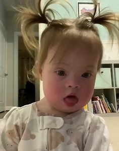 Josephine wishes you a happy Friday! | Down Syndrome Diagnosis Network - DSDN