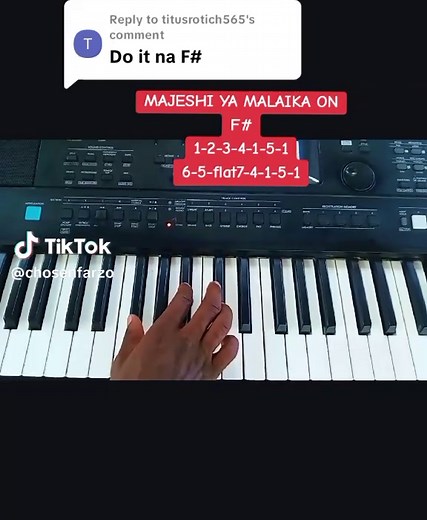 Majeshi ya Malaika in F# Major for Beginners