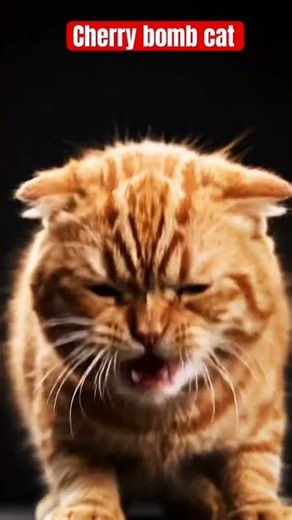 Cherry bomb cat explodes