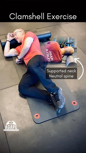 11 reactions | The clamshell exercise is a great exercise that helps...