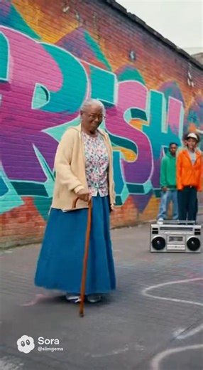 Nana just went viral with these moves PT2 🔥#grandma #dance #shorts #sora2 #blackcomedy