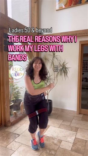 I love that leg exercises help to tone and shape my legs and I look better in my jeans! But strong legs mean more than that... It means general day to day life is just EASIER! 😃 Having strong legs (as I do!) means that walking or running up the stairs is a breeze and getting out of chairs without heaving myself out with my arms is a reality. Things like going shopping, getting up from the floor after playing with my granddaughter, going for long walks, gardening, getting out of the bath (!), ca