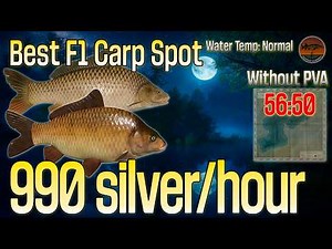 Russian Fishing 4 Best F1 & Common Carp Spot! 990 Silver/Hour 💰 Copper Lake RF4 2026