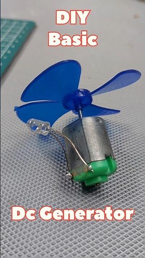 DIY DC Generator from DC Motor | Simple Science Project #shorts #diyprojects