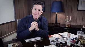 Stephen Colbert Celebrates Hanukkah With Battle Dreidels