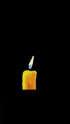 Drawing a Realistic Candle Fire Animation in Adobe Fresco #animation #edit #art
