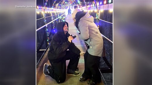 Wedding proposal gone wrong caught on camera