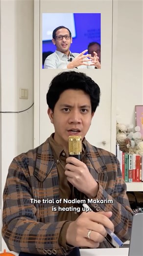 Tech in Asia on Instagram: "The Nadiem Makarim trial just turned up the heat. Day two got messy. Prosecutors finally handed over the audit they’re using to indict him, after being ordered by the judge, after the trial had already started. Legal scholars called it unfair. I’ll call it… bold. The defence was not amused, especially since the audit reportedly wasn’t issued or certified by the state audit board, meaning its legal weight is, let’s say, debatable. Seven witnesses were also examined. Th