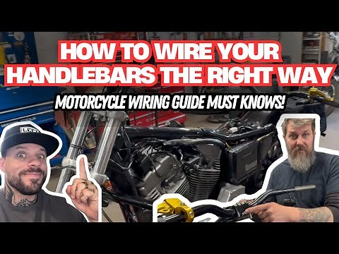 "How to wire your handlebars the RIGHT way! (Motorcycle wiring guide)