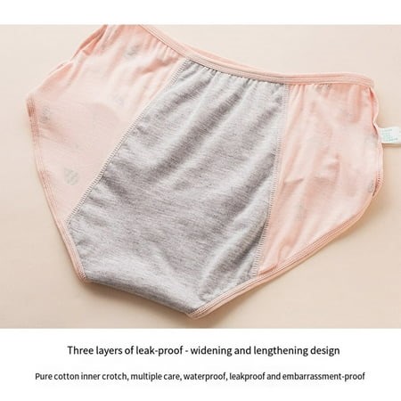 mmirethe 3Pcs Lovely Printed Children Period Menstrual Underwear Briefs Lingerie Leakproof Underpants Kids Teenager fruit green M - Walmart.ca