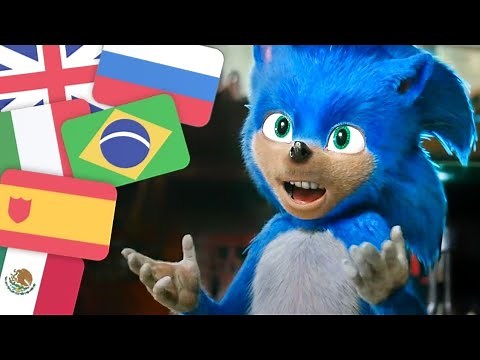 Sonic the Hedgehog Trailer (2019) In 6 Languages