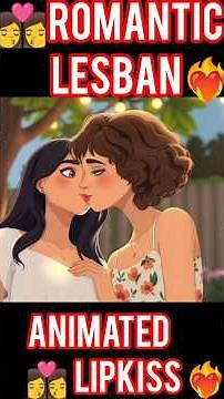 Lesbian Anime Yuri couple kiss & cute Moments3 #lesbian #yuri #kiss