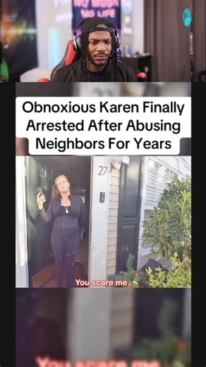 Obnoxious Karen Arrested After Harassing Neighbor For Years #mustsee #CaughtOnCamera #ShockingMoment #WatchNow #reactionvideo #viralvideo #reelsfb | Talkin’ With Power