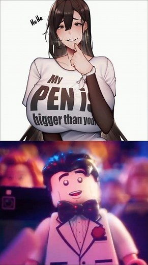 When her pen is bigger than yours 😍 #futa #futanari #meme #humor #anime #r34 #otaku