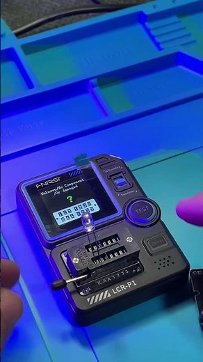 Lcr-p1 Probador Componentes #fnirsi #electronic #capacitor #esr #transistor