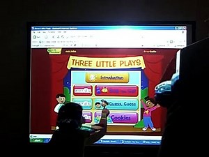 Smartboard reading activity with Starfall