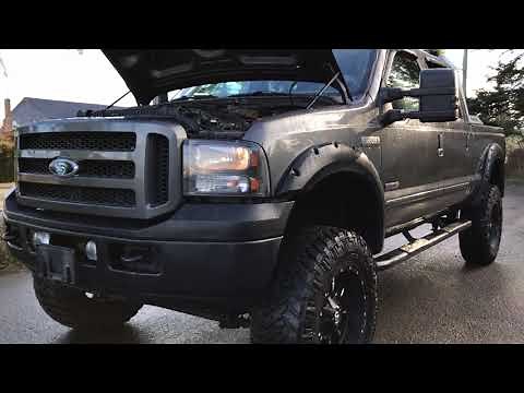 6" inch lift kit on 2005 Ford F-350 TURBO DIESEL 4X4 LARIAT fit 37" Tires