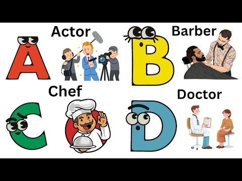 Occupation Alphabet Song | Occupation ABC Song | Phonics for Kids | Alphabet Letters