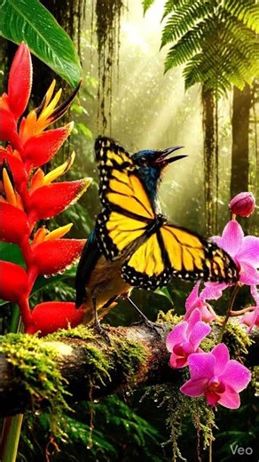 Beautiful Bird Songs in the Tropical Forest of Indonesia