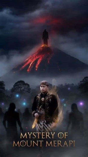 The Mysterious Guardian of Mount Merapi#history#mystery#indonesia#mountmerapi#shorts