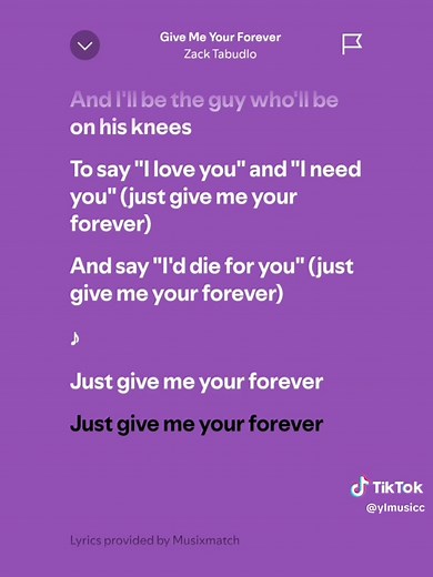 Give Me Your Forever by Zack Tabudlo: Full Lyrics & Song