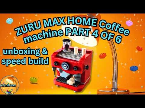ZURU MAX HOME Coffee machine! Part 2 of 4 unboxing & speed build
