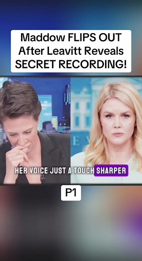 Maddow Reacts Strongly to Leavitt's Secret Recording