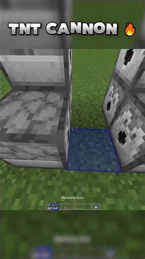 Minecraft TNT cannon🔥l #minecraft #shorts