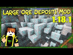 Large Ore Deposits Mod 1.18.1 & How To Install for Minecraft