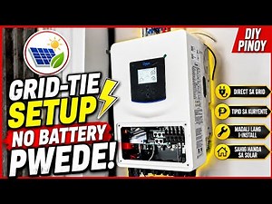 PWEDE KAHIT WALANG BATTERY? DEYE HYBRID INVERTER - PART 3