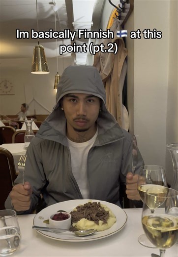 I tried reindeer today #killy #finland