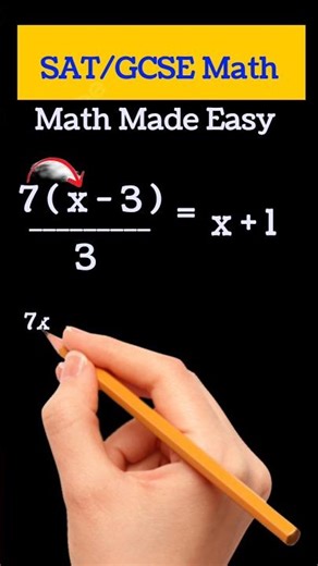 Solve This Algebra Equation 😲 | Simple Linear Equation Trick #maths #mathstricks #trending #shorts