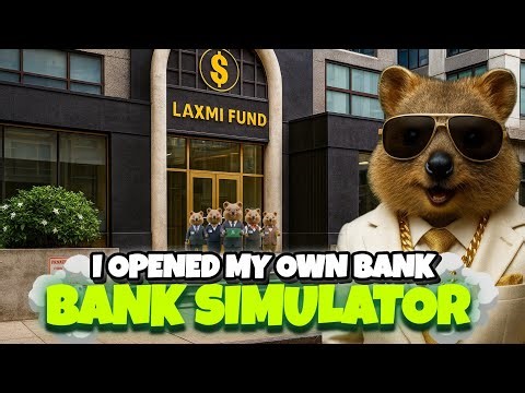 Opening MY OWN Bank To GET Rich 🤑| Bank Simulator 🏦 | #foryou