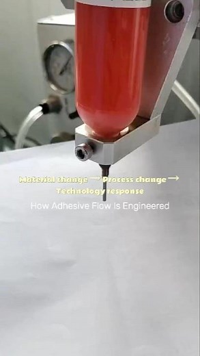 How Adhesive Flow Is Engineered #adhesivedispensing #gluemachine #materialscience #automation