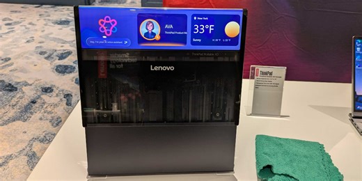 Lenovo shows off new laptops that twist and roll