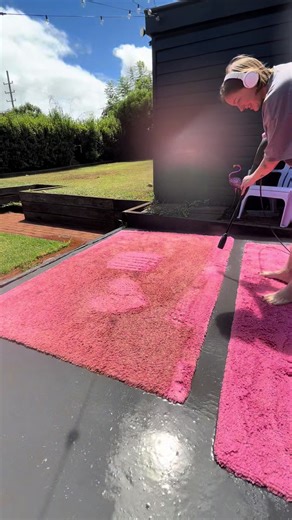 Hmmmm another side project 🫣🤭 #colourful #fyp #rugcleaning | Rug Cleaning