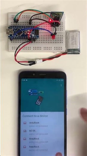 Bluetooth HC06 + Arduino Nano