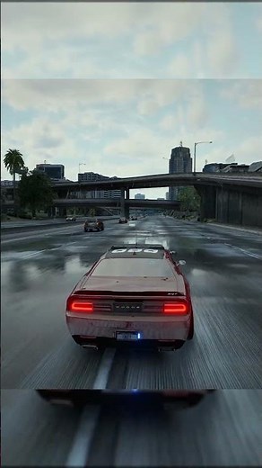 Dodge Charger in rain FiveM Graphics