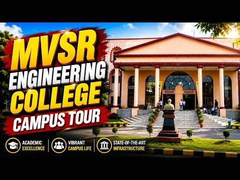 MVSR Engineering College Campus Tour | Best Engineering College in Hyderabad | Socialpost Academy