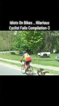 "Here we see the wild cyclist in its natural habitat, completely ignoring the obvious..." 🚴💨😂