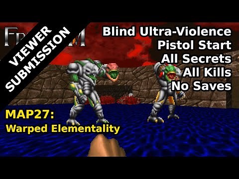 Freedoom: Phase 2 - MAP27: Warped Elementality (Blind Ultra-Violence 100%)