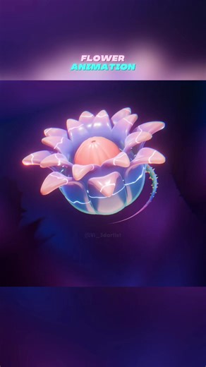 Flower Animation in Blender with Geometry Nodes