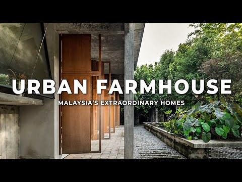 Inside an Architect’s Tropical Garden Home | Urban Farm | Architecture Ideas