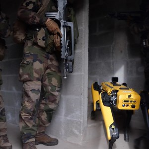 212K views · 2.1K reactions | The french military has deployed robot dogs to test them for use in modern warfare  Ecoles de Saint-Cyr Coëtquidan | UNILAD Tech | Facebook